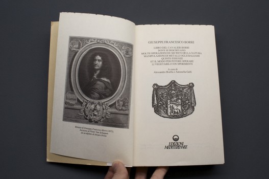 Il Libro Del Cavalier Borri, title page