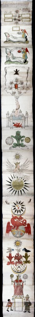 Ripley Scroll at the Bodleian Library, University of Oxford, MS. Ash. Rolls 53