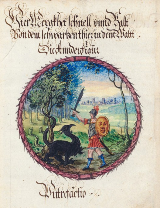 The Book of Lambspring, 1556, Figure 2, Zentralbibliothek Zürich, Ms P 2177