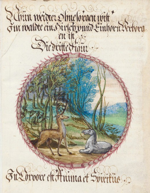 The Book of Lambspring, 1556, Figure 3, Zentralbibliothek Zürich, Ms P 2177