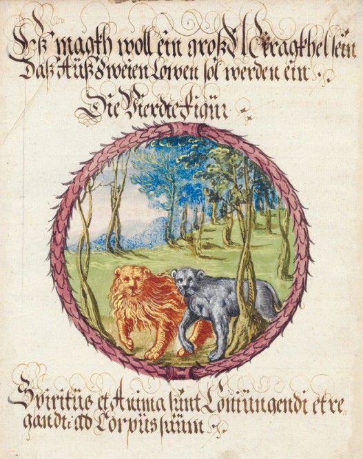 The Book of Lambspring, 1556, Figure 4, Zentralbibliothek Zürich, Ms P 2177