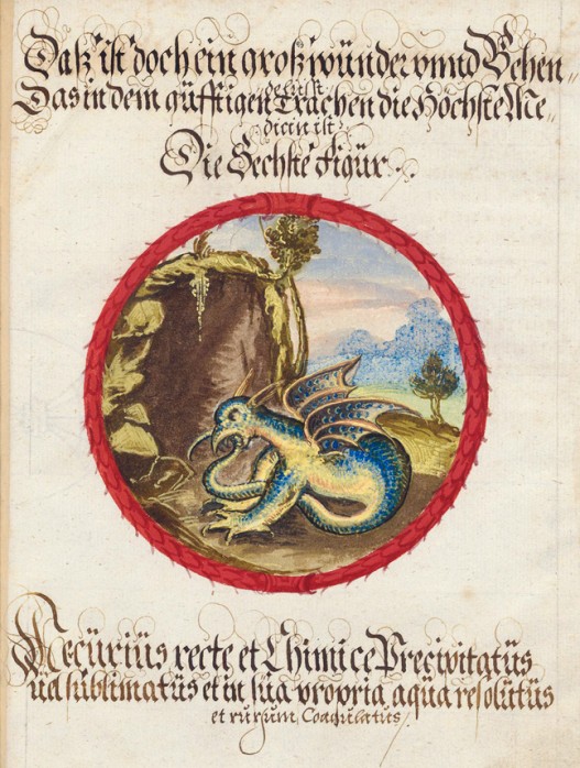 The Book of Lambspring, 1556, Figure 6, Zentralbibliothek Zürich, Ms P 2177