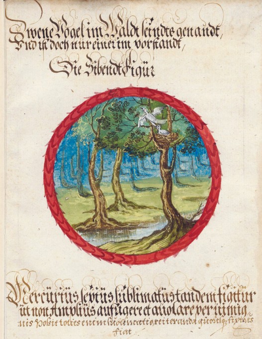 The Book of Lambspring, 1556, Figure 7, Zentralbibliothek Zürich, Ms P 2177