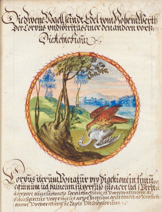 The Book of Lambspring, 1556, Figure 8, Zentralbibliothek Zürich, Ms P 2177