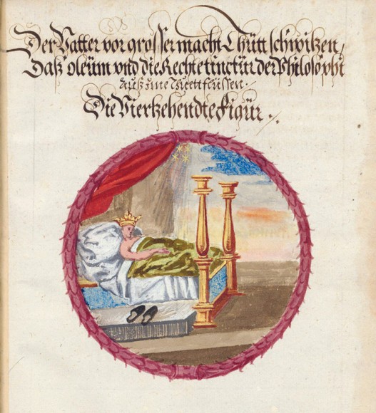 The Book of Lambspring, 1556, Figure 14, Zentralbibliothek Zürich, Ms P 2177